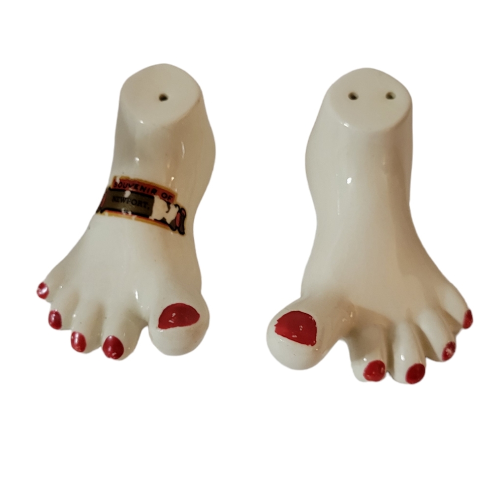 Vintage Feet Salt and Pepper Shaker Set